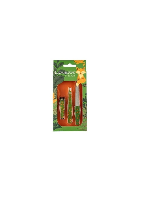 Produse cosmetice online - 1001cosmetice.ro | Trusa 3 piese manichiura fox 122 lionesse | 1001cosmetice.ro