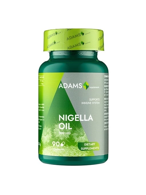 Afectiuni | Ulei din chimen negru nigella oil adams, 90 capsule | 1001cosmetice.ro