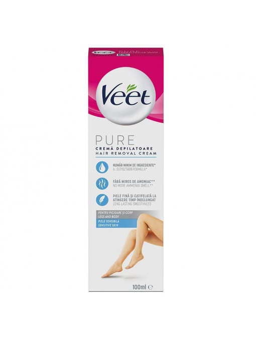 Veet | Veet crema depilatoare pentru piele sensibila | 1001cosmetice.ro