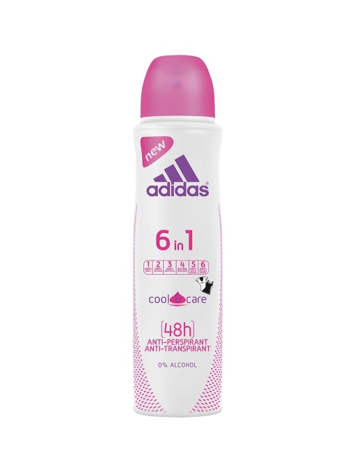 Promotii | Antiperspirant 6 in 1 cool & care 48h 0% alcool, adidas, 150 ml | 1001cosmetice.ro