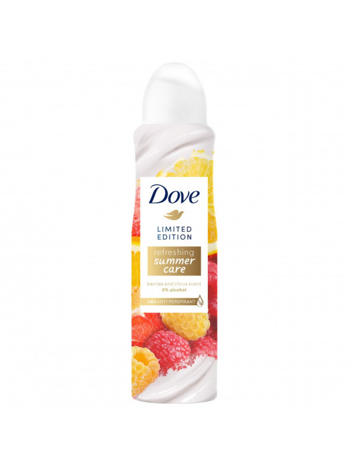 Antiperspirant deodorant spray Refreshing summer care berries & citrus Dove, 250 ml