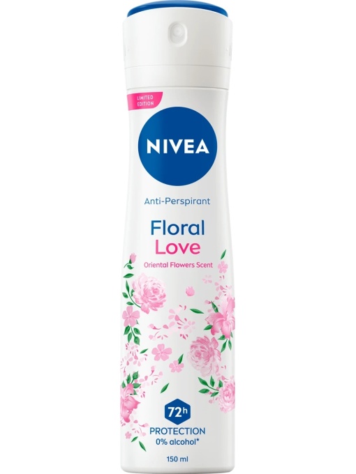 Promotii | Antiperspirant spray floral love 72h nivea, 150 ml | 1001cosmetice.ro