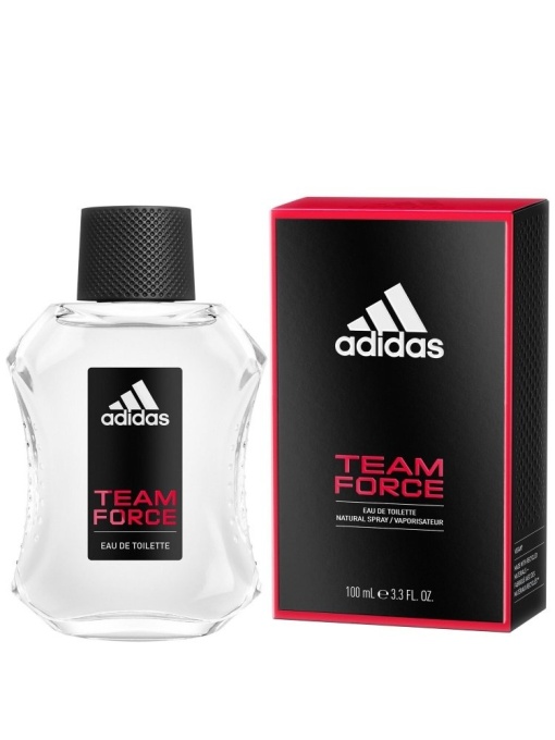Apa de toaleta pentru barbati, Team Force, Adidas, 100 ml