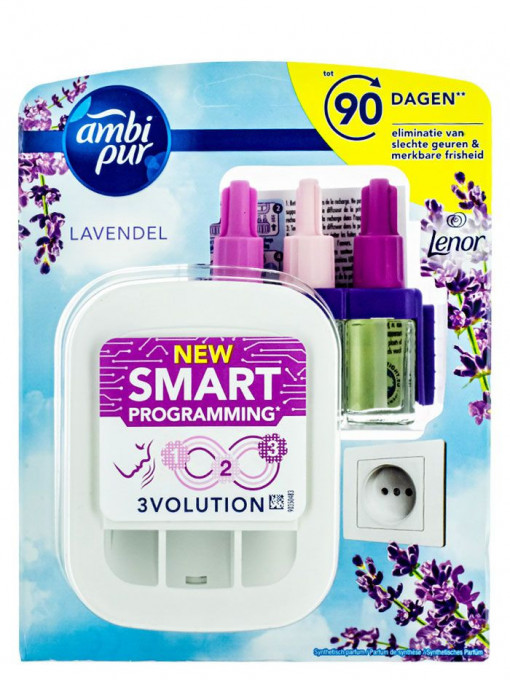 Ambi pur | Aparat electric de camera+ set 3 rezerve 3volution lavendel lenor ambi pur | 1001cosmetice.ro