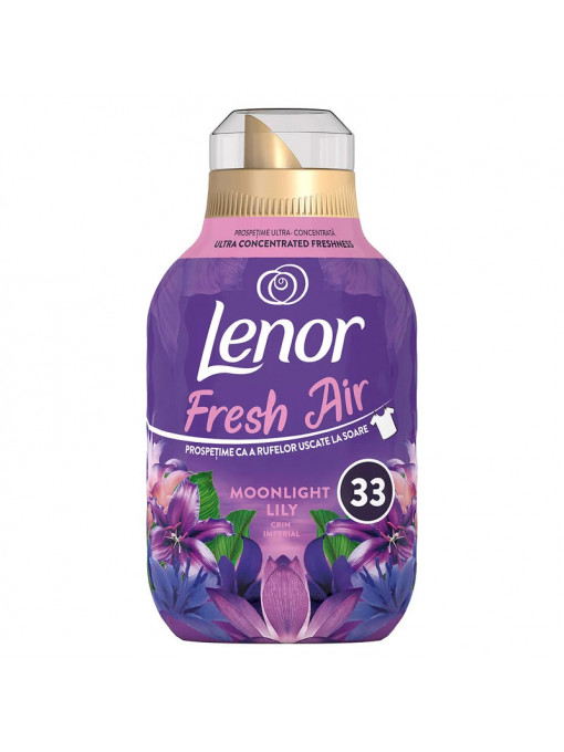Balsam de rufe Lenor Fresh Air Moonlight Lily, 462 ml, 33 spalari
