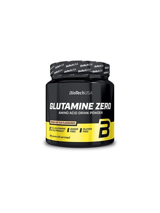 Silueta &amp; fitness | Biotech usa glutamine zero glutamina sub forma de pulbere cu aroma de ceai de piersici | 1001cosmetice.ro