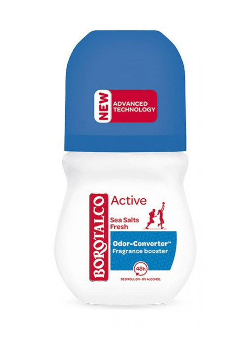 Borotalco | Borotalco active sea salt fresh deodorant antiperspirant roll-on | 1001cosmetice.ro