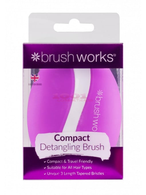Par, brush works | Brush works compact detangling perie de par | 1001cosmetice.ro