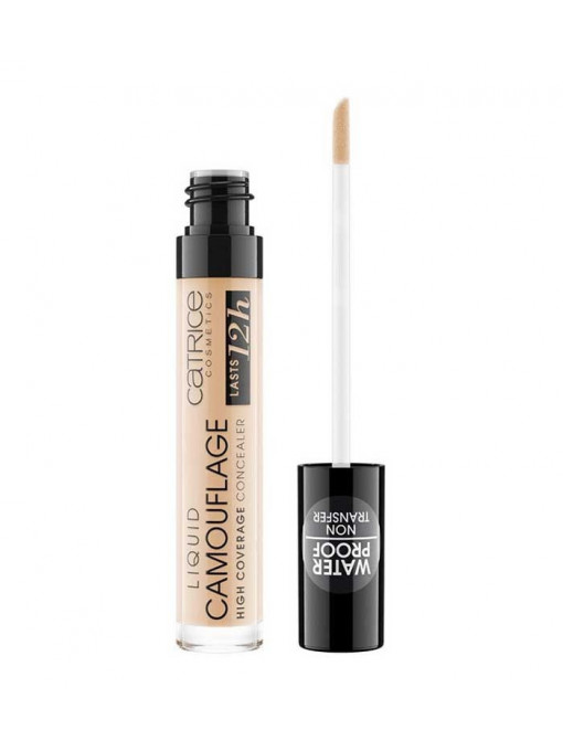 Waterproof | Catrice liquid camouflage high coverage concealer waterproof corector hazelnut beige 036 | 1001cosmetice.ro