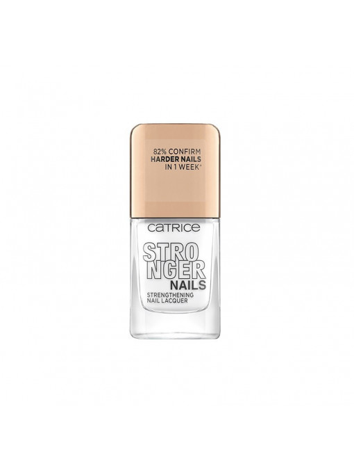 Catrice stronger nails lac de unghii intaritor bold white 12 1 - 1001cosmetice.ro
