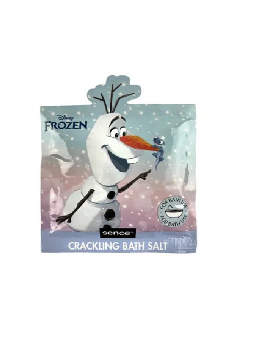 Crackling bath salt Frozen Olaf, sare de baie efervescenta Sence, 55 g