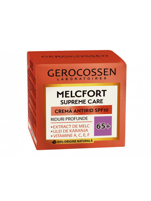 Gerocossen | Crema antirid riduri profunde 65+ spf10 melcfort supreme care gerocossen, 50 ml | 1001cosmetice.ro