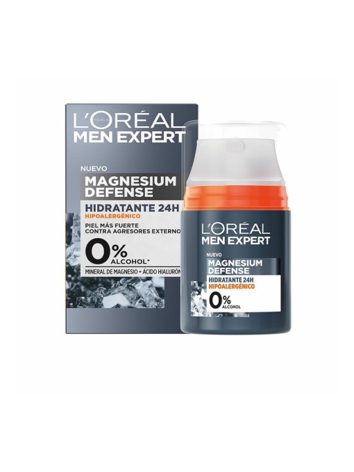 Crema fata barbati, loreal | Crema de fata men expert magnesium defense 24h, loreal 50 ml | 1001cosmetice.ro