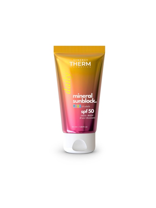 Corp | Crema solara minerala spf 50 pentru copii și adulti synergy therm, 50 ml | 1001cosmetice.ro