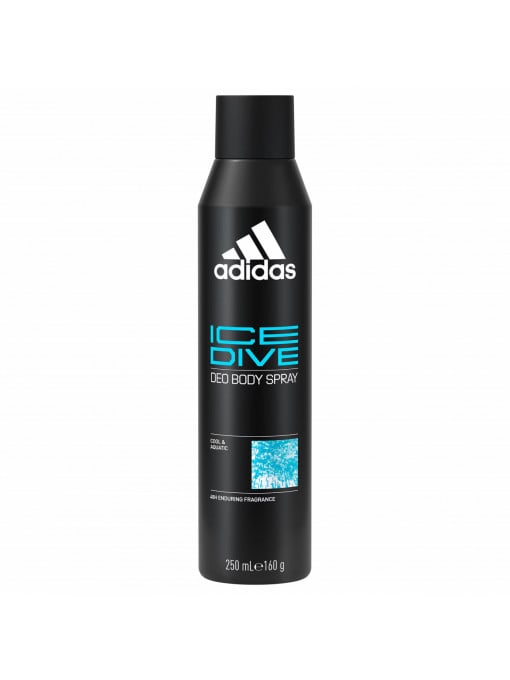 Spray &amp; stick barbati, adidas | Deodorant body spray ice dive, adidas, 250 ml | 1001cosmetice.ro