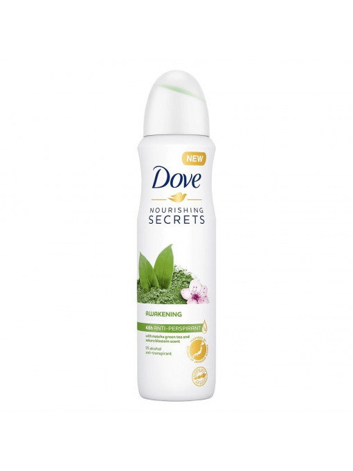 Parfumuri dama, dove | Dove awakenink ritual deo spray 48h antiperspirant femei | 1001cosmetice.ro