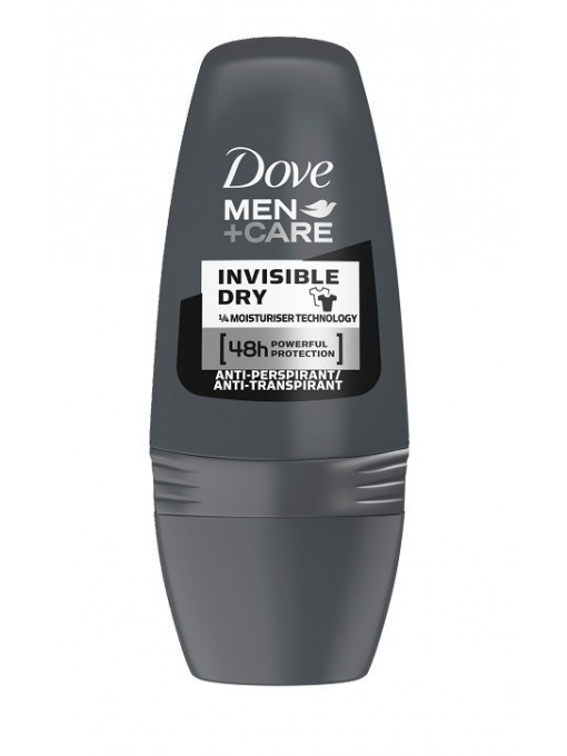 Spray &amp; stick barbati, dove | Dove men +care invisible dry 48h anti-perspirant roll on | 1001cosmetice.ro