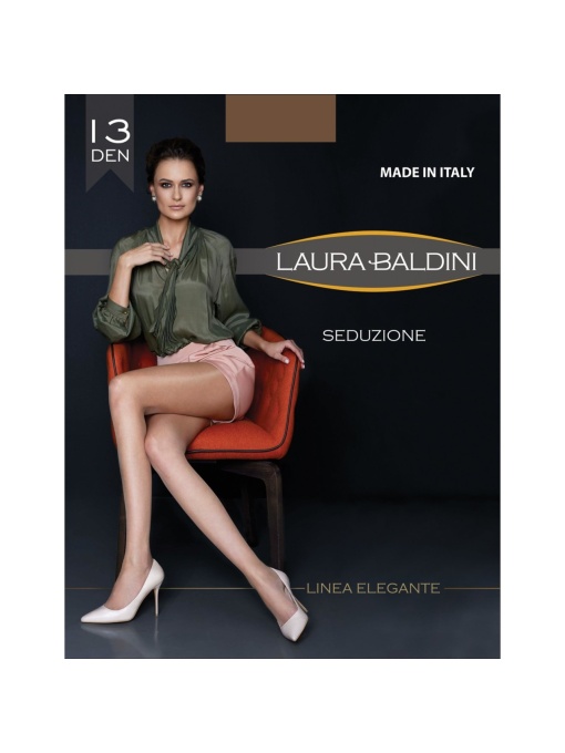 Dressuri / ciorapi dama, laura baldini | Dres transparent subtire 13 den seduzione culoare maro laura baldini | 1001cosmetice.ro