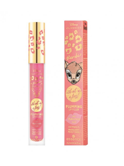 Ruj &amp; gloss, essence | Essence disney classics bambi what a gloss plumping lip filler fall in love 01 | 1001cosmetice.ro