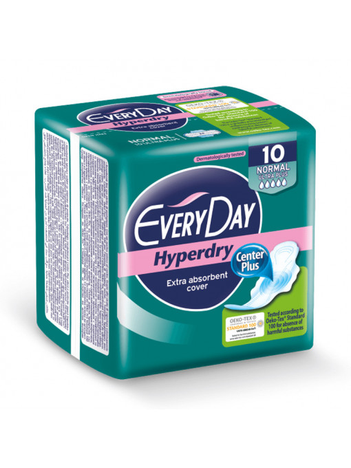 Igiena intima, every day | Everyday absorbante hyperdry normal ultra plus 10 bucati | 1001cosmetice.ro