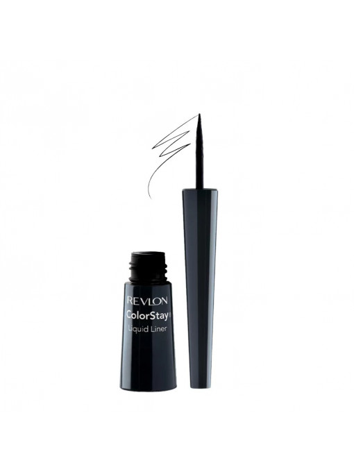 Eyeliner/tus de ochi, revlon | Eyeliner colorstay liquid liner blackest black revlon | 1001cosmetice.ro