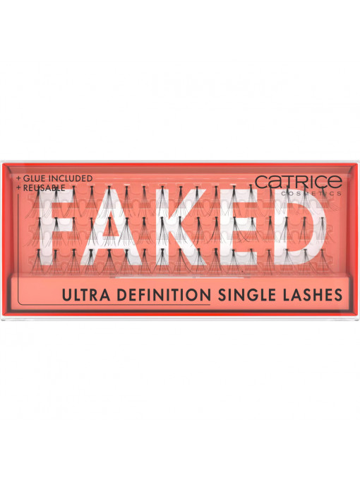 Gene false | Gene false faked ultra definition single lashes catrice | 1001cosmetice.ro