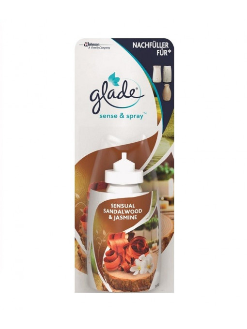 Glade sense & spray rezerva aparat sensual sandalwood & jasmine 1 - 1001cosmetice.ro
