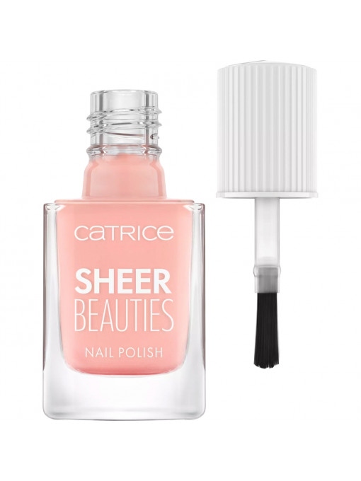 Unghii, catrice | Lac de unghii sheer beauties, peach for the stars 050, catrice | 1001cosmetice.ro