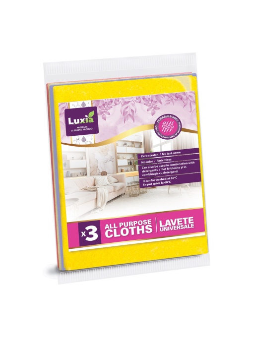 Bucatarie | Lavete universale, set 3 bucăți, luxia 4006 | 1001cosmetice.ro