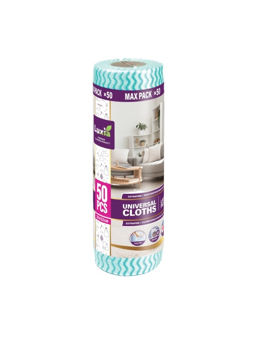 Luxia | Lavete universale, verde 50 bucati, rosie 26x32cm, luxia 4038 | 1001cosmetice.ro