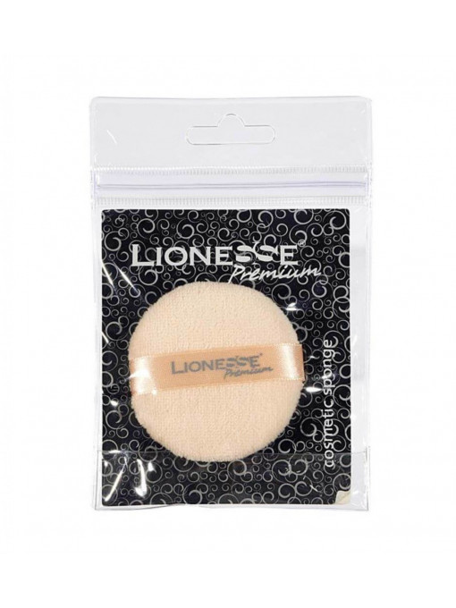 Make-up, tip accesorii makeup: buretei | Lionesse mini ponpon burete aplicare pudra 2543 | 1001cosmetice.ro