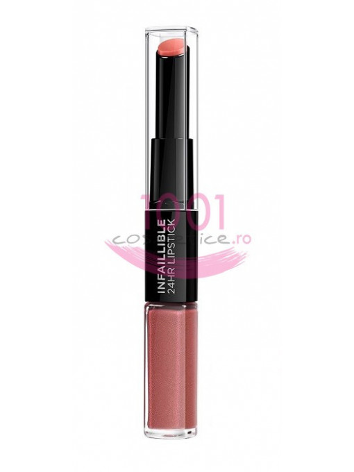 Loreal infaillible 2 step 24h ruj ultrarezistent 312 incessant russet 1 - 1001cosmetice.ro