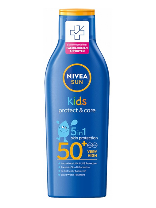 Lotiune de protectie solara pentru copii Nivea Sun Kids Protect & Care SPF 50+, 200 ml