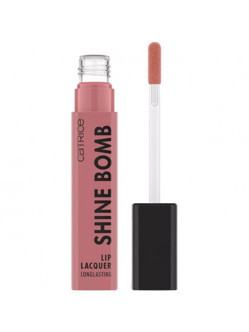 Gloss, catrice | Luciu de buze shine bomb lip lacquer good taste 020, catrice, 3 ml | 1001cosmetice.ro