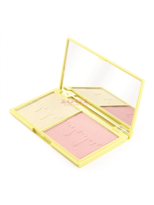 Makeup revolution i heart revolution light and glow blush si highliter 1 - 1001cosmetice.ro