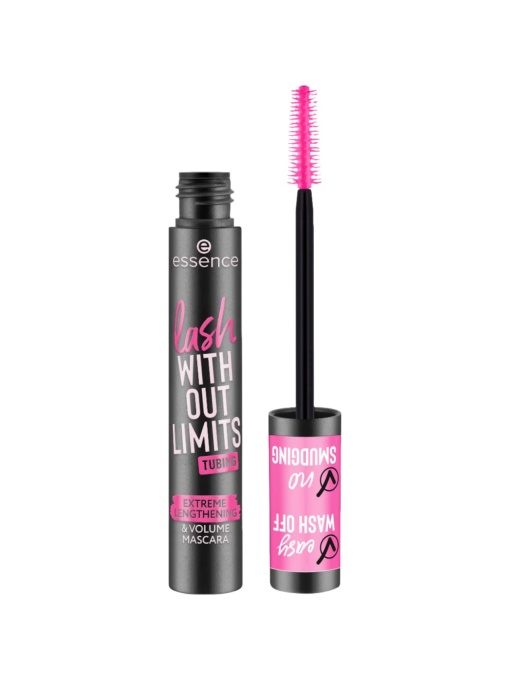 Mascara Lash Without LimitsnTubing, Essence Extreme Lengthening & Volume, Essence, 12 ml