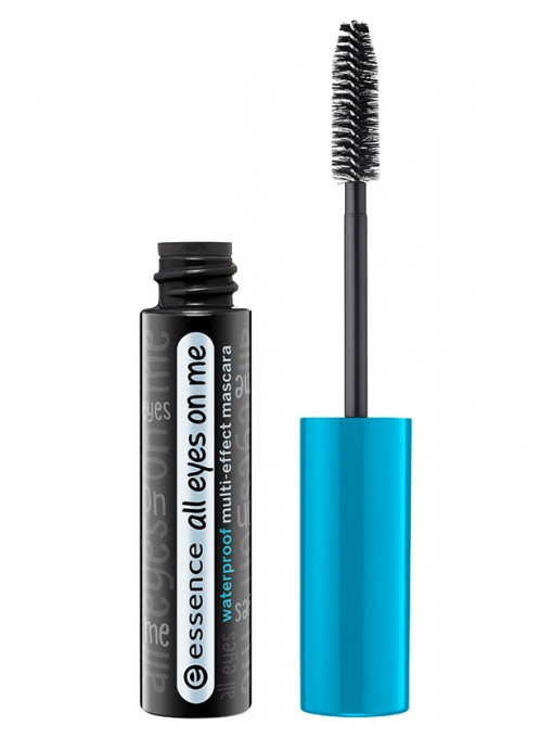 Rimel - mascara | Mascara/rimel all eyes on me waterproof, black 01, essence, 8 ml | 1001cosmetice.ro