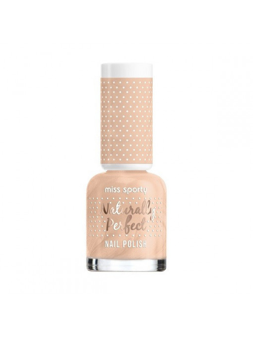 Miss sporty naturally perfect lac de unghii peachy cream 1 - 1001cosmetice.ro