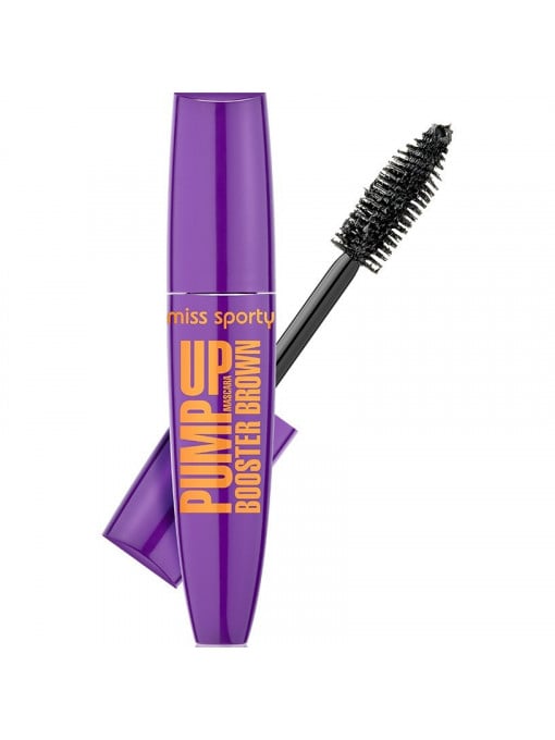 Rimel - mascara | Miss sporty pump up booster brown mascara brown 02 | 1001cosmetice.ro