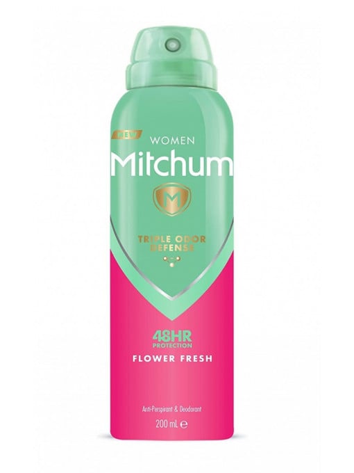 Spray &amp; stick dama | Mitchum flower fresh deodorant spray femei | 1001cosmetice.ro