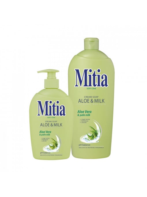Corp, mitia | Mitia sapun crema soft care aloe & milk | 1001cosmetice.ro