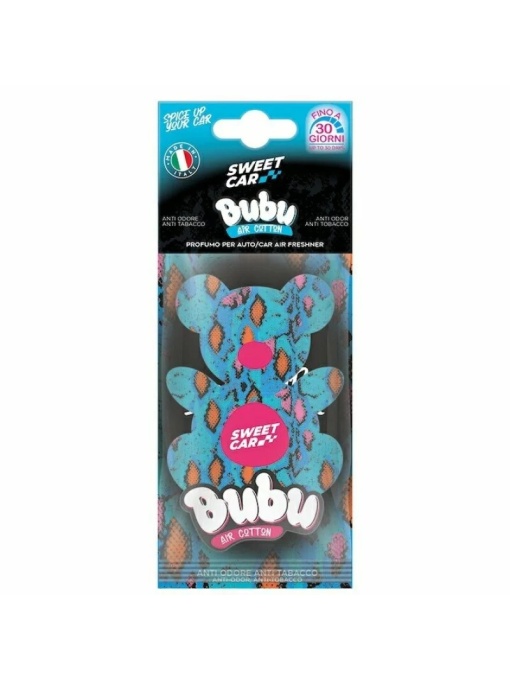 Produse cosmetice online - 1001cosmetice.ro | Odorizant auto bubu air cotton sweet car, 5.5g | 1001cosmetice.ro