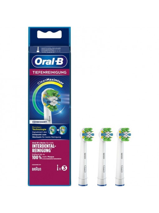 Oral-b | Oral b tiefen-reinigung interdental cap rezerva periuta de dinti electrica set 3 bucati | 1001cosmetice.ro
