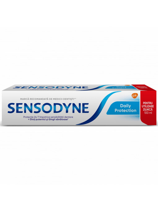 Pasta de dinti daily protection xl pentru dinti si gingii sanatoase, sensodyne, 100 ml 1 - 1001cosmetice.ro