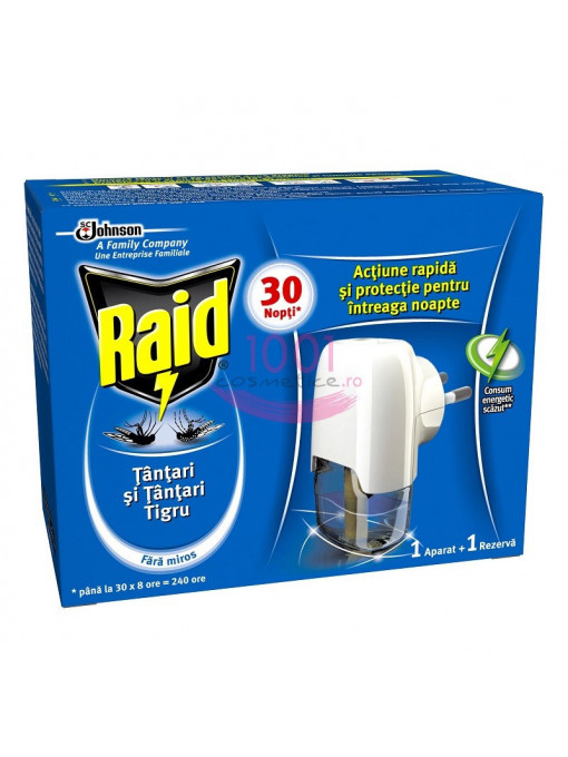 Curatenie, raid | Raid liquid aparat electric + rezerva lichida impotriva tantarilor | 1001cosmetice.ro