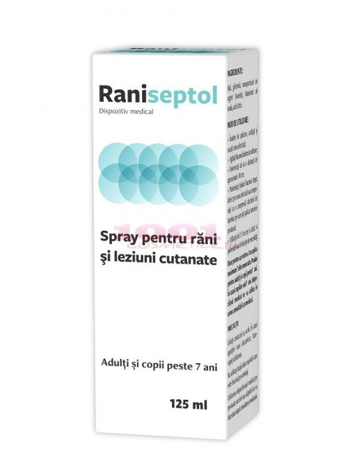 Crema corp | Raniseptol spray pentru rani si leziuni cutanate | 1001cosmetice.ro