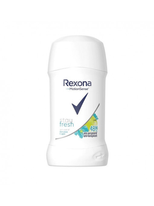 Spray &amp; stick dama, rexona | Rexona motionsense stay fresh 48h antiperspirant stick | 1001cosmetice.ro