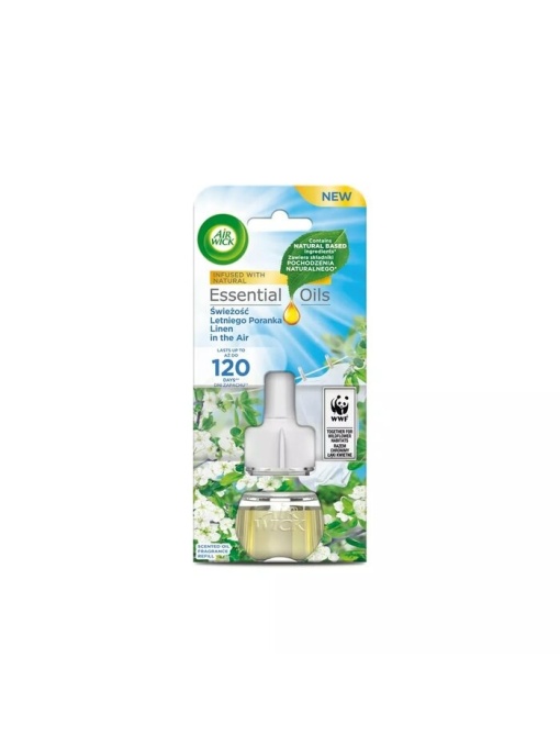 Odorizante camera, air wick | Rezervă odorizant electric de camera linen in the air, air wick 19 ml | 1001cosmetice.ro