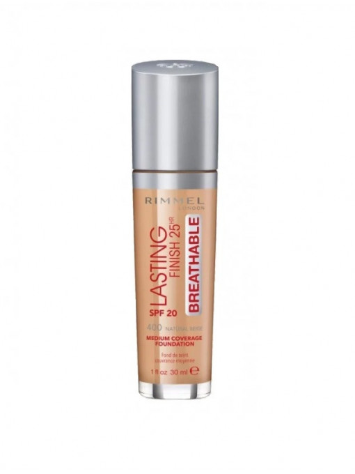 Fond de ten | Rimmel london lasting finish breathable fond de ten | 1001cosmetice.ro