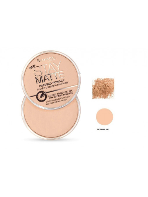 Rimmel london stay matte pudra compacta mohair 007 1 - 1001cosmetice.ro